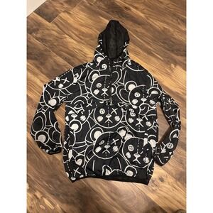 Reason Men's Medium Black 1/4Zip Windbreaker Jacket